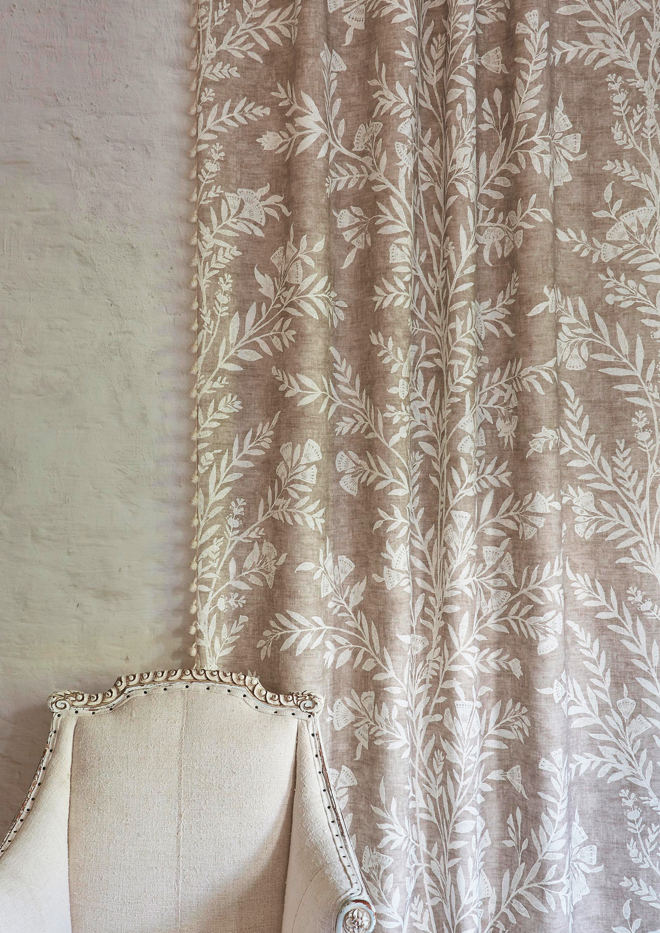 fan flower curtain lewis and wood